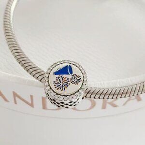 Pandora Dangle Charm Cheerleader Go Team! Charm